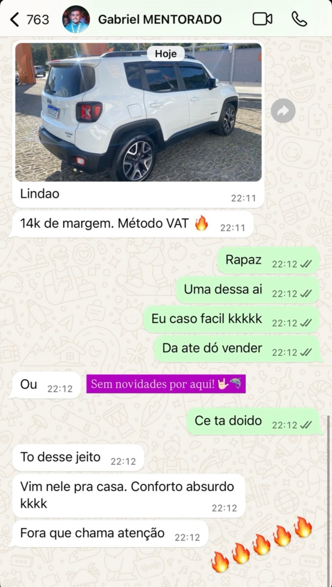 Depoimento de aluno 1