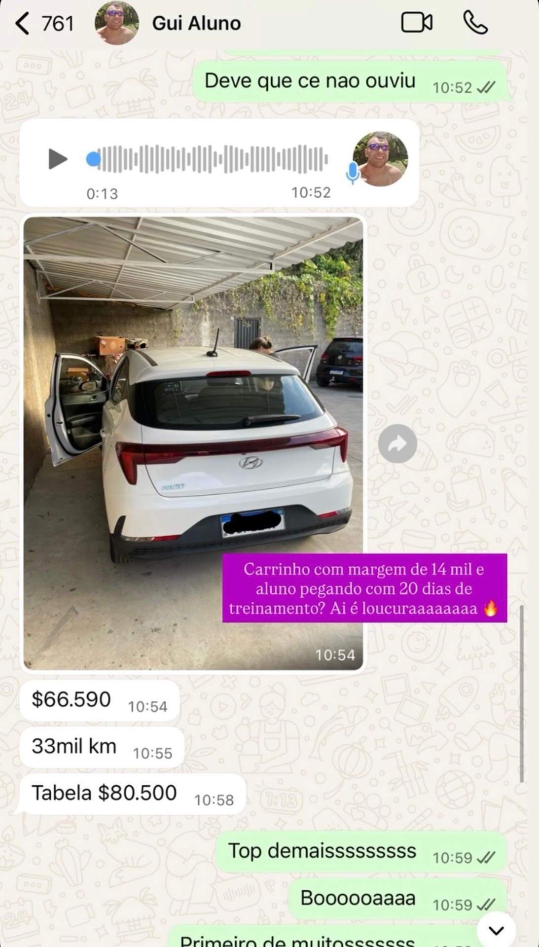 Depoimento de aluno 3