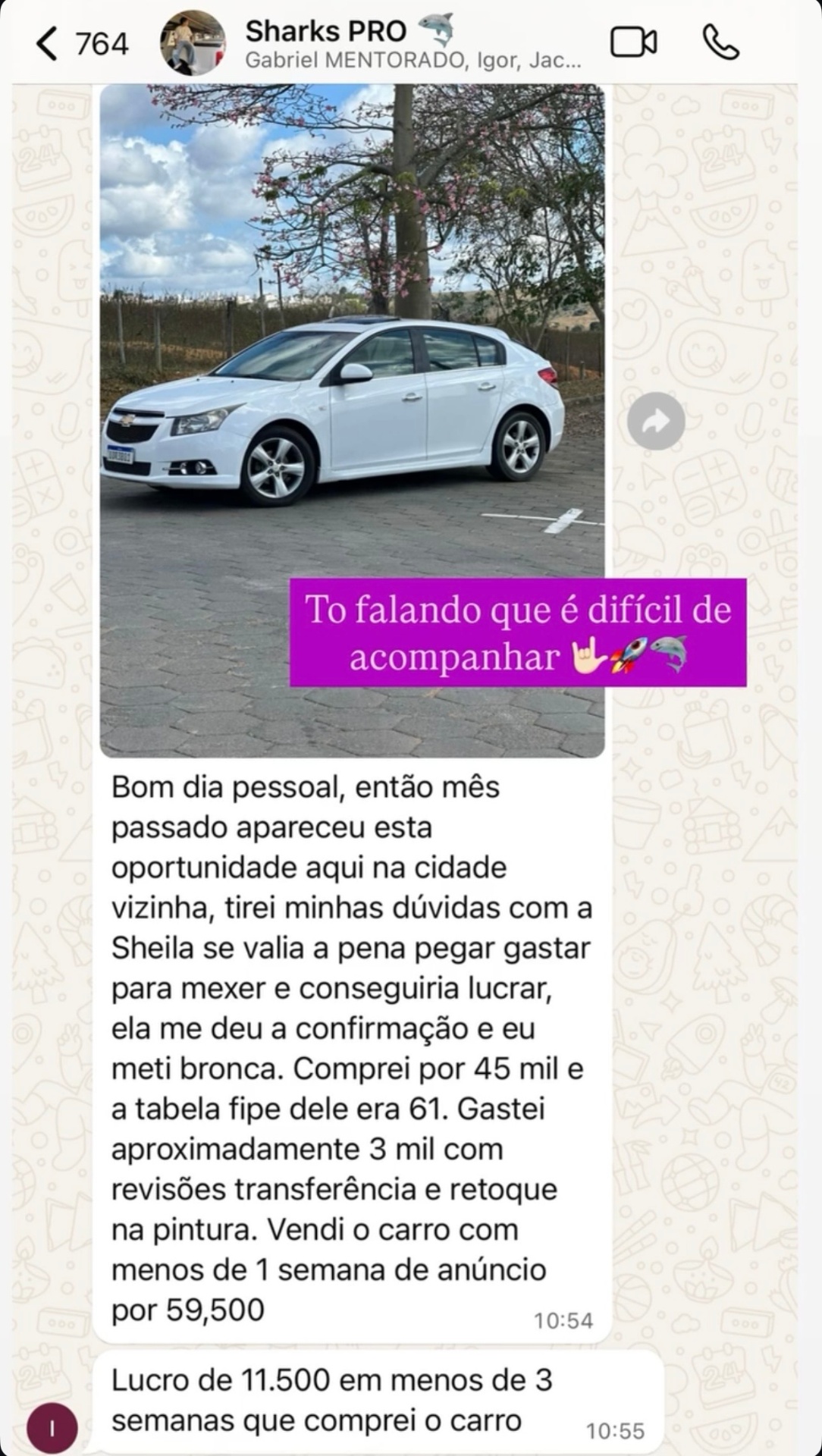Depoimento de aluno 2